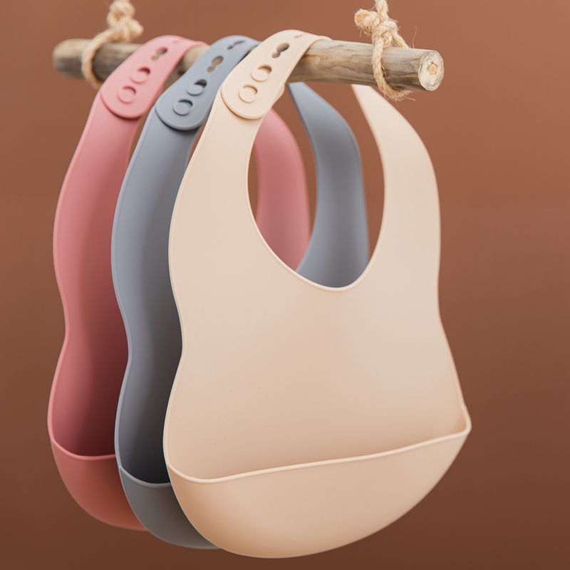 Silicone Baby Bibs - 0〜3歳の赤ちゃん用のBPAフリーのシリコンよだれかけ,お手入れが簡単,防水,食品品質,ベビースカーフ,ギフト