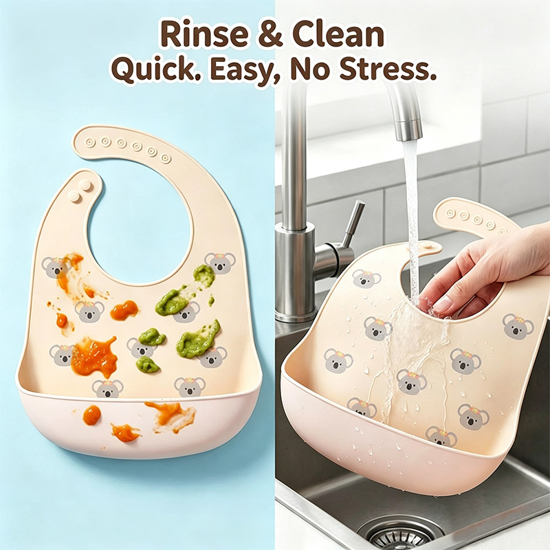 シリコン製ベビー用食事エプロン 防水フードキャッチャーエプロ - Silicone Baby Bibs のレビューと価格