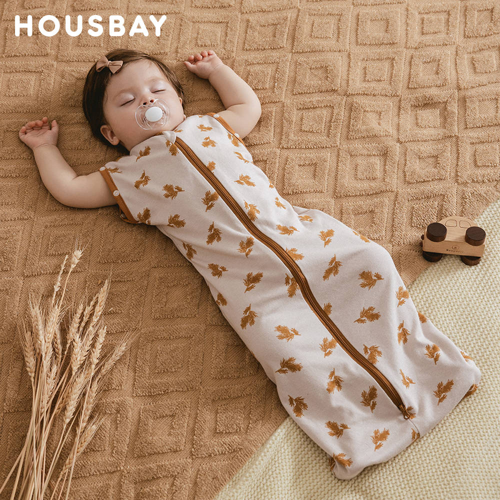 ベビー寝袋新生児おくるみノースリーブスリープサック夏薄い綿  - Baby Sleep Sack のレビューと価格