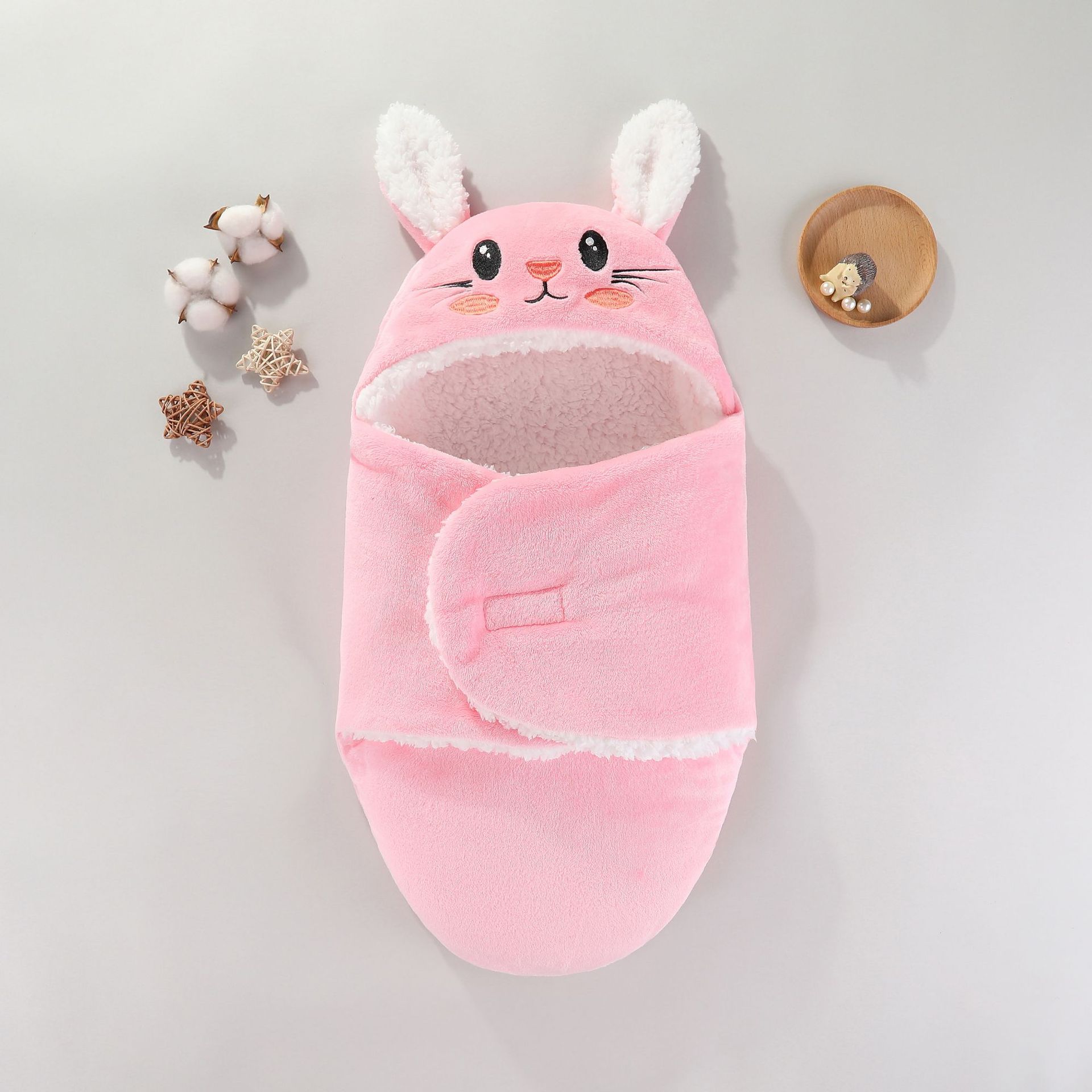 新生児ラップおくるみブランケット男の子女の子かわいいぬいぐる - Baby Sleep Sack のレビューと価格