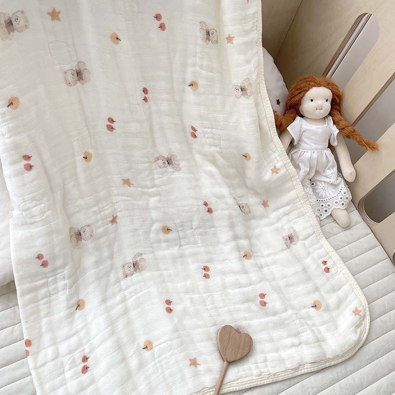 4層竹綿モスリンブランケットベビーおくるみ新生児バスタオルガ - Baby Sleep Sack のレビューと価格