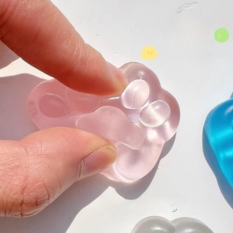 3個セット かわいい猫の肉球 スクイーズトイ ソフトでリアル - Baby Products Unique のレビューと価格