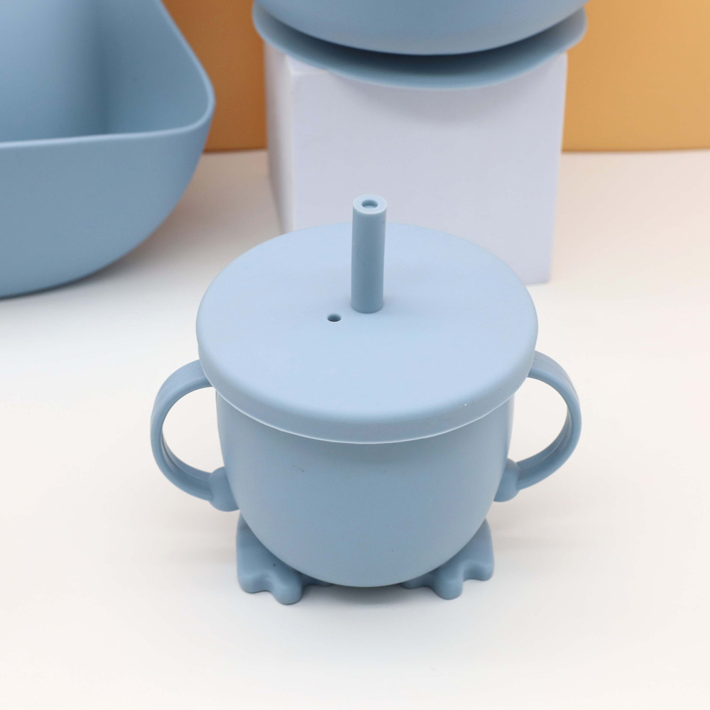 ホット離乳食食器セットよだれかけボウルディナープレートウォー - Silicone Baby Bibs のレビューと価格
